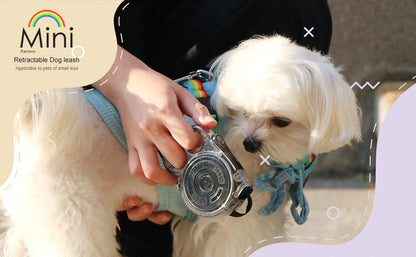 Mini Retractable Dog Leash for Small Pets – Lightweight & Portable