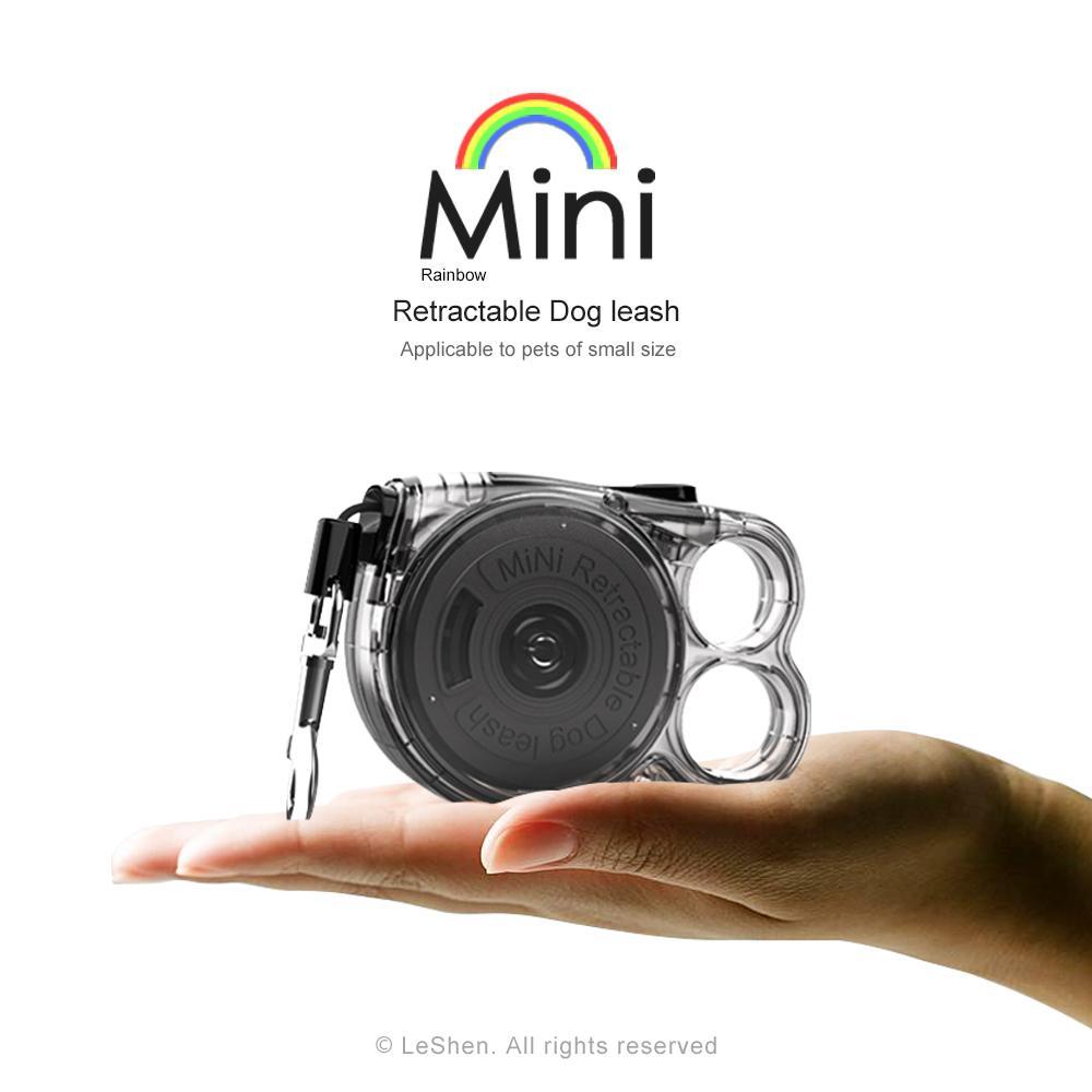 Mini Retractable Dog Leash for Small Pets – Lightweight & Portable