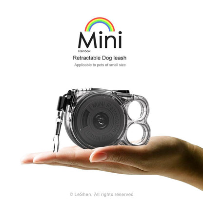 Mini Retractable Dog Leash for Small Pets – Lightweight & Portable
