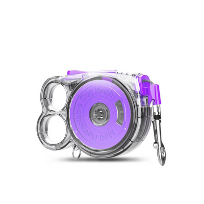 Mini Retractable Dog Leash for Small Pets – Lightweight & Portable
