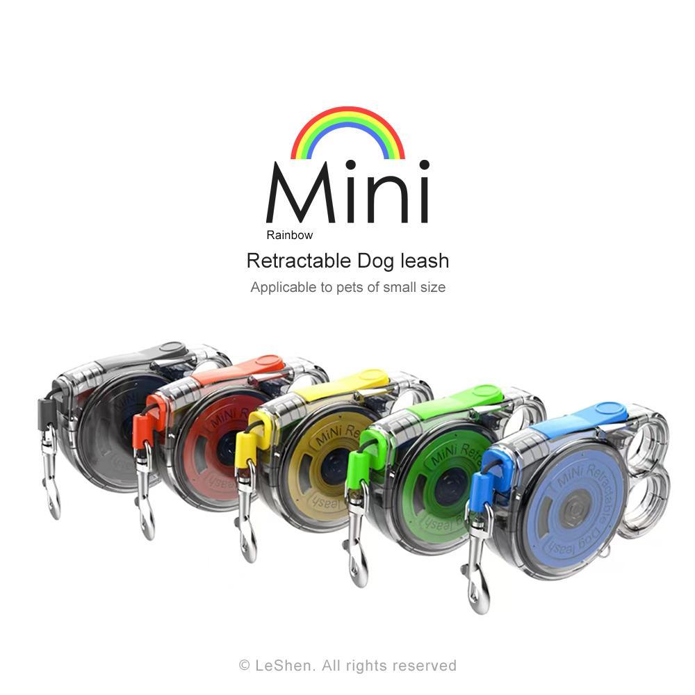 Mini Retractable Dog Leash for Small Pets – Lightweight & Portable